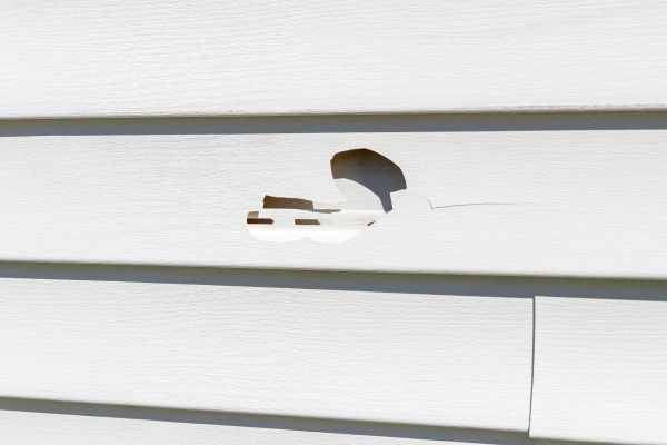 Cost of White Vinyl Siding Repair in Powell